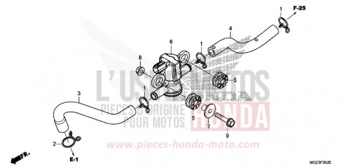 ELECTROVANNE INJECTION D'AIR CBR500RAD de 2013